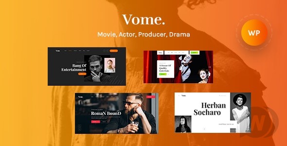 Vome v1.0.7（已汉化） - 多功能电影工作室WordPress主题插图