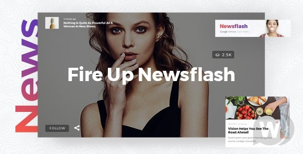 Newsflash v1.6 - WordPress新闻模板插图