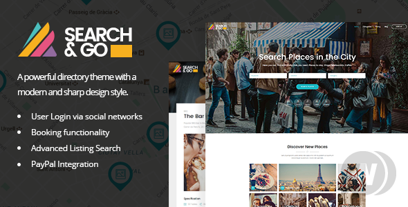 Search & Go v2.6 - 现代 WordPress 目录主题插图