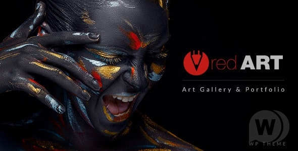 Red Art v2.8 - WordPress投资组合主题插图