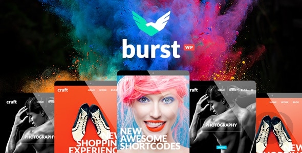 Burst v3.5 - WordPress 设计工作室的模板插图