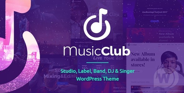 Music Club v1.2.6 - WordPress音乐DJ主题插图