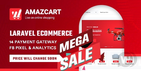 AmazCart v4.3（已汉化） - Laravel 电子商务系统 CMS插图