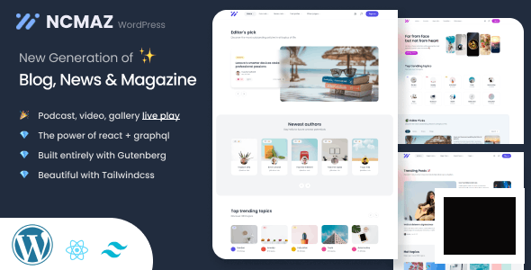 Ncmaz v4.3.6 - 博客杂志 WordPress 主题插图