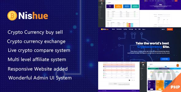 Nishue v4.2 - 加密货币交换源码插图