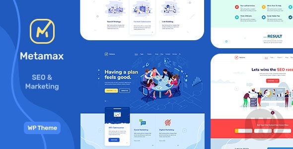 MetaMax v1.0.9（已汉化） - SEO 和营销 WordPress 主题插图