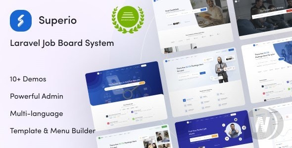 Superio v2.6.0 - Laravel 求职门户插图