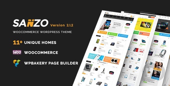 Sanzo v2.1.2 - WooCommerce 的响应式 WordPress 主题插图