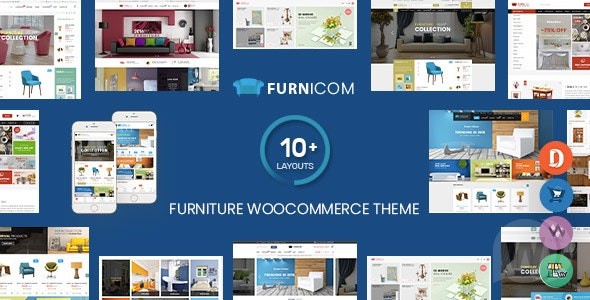 Furnicom v2.0.17 - 配件和家具在线商店的模板插图