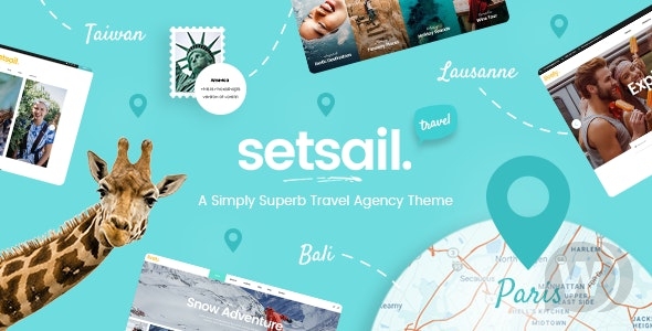 SetSail v1.7 - WordPress旅游主题插图