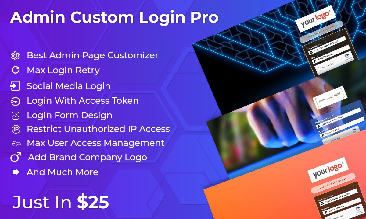 Admin Custom Login Pro v6.4插图