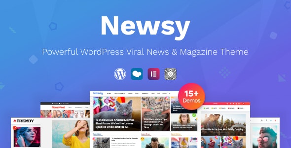 Newsy v2.5.3 – WordPress新闻和杂志主题插图