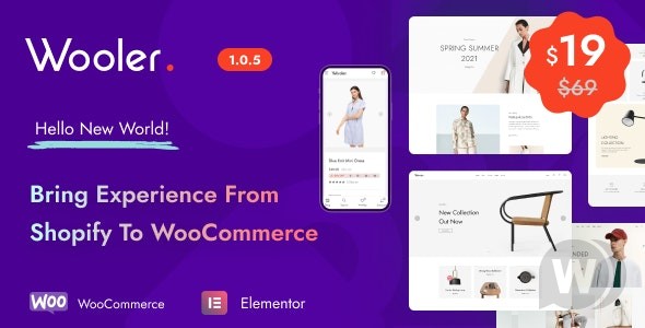 Wooler v1.0.9 -  WooCommerce优化转换的主题