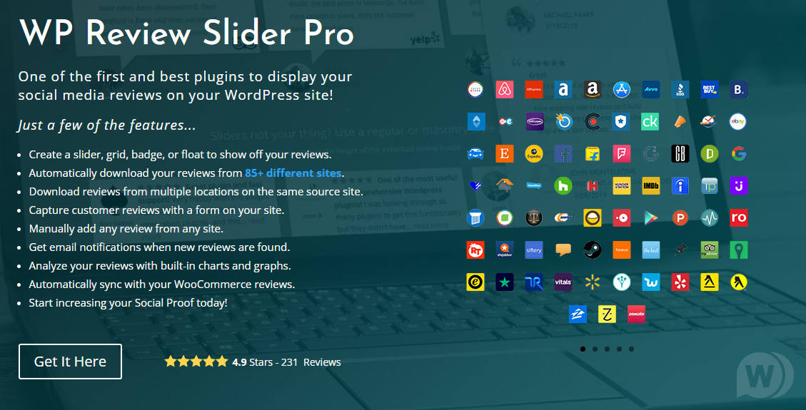 WP Review Slider Pro (Premium) v12.0.0（已汉化）