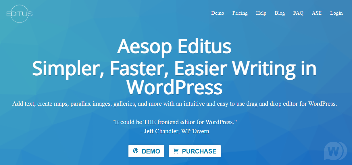 Editus v1.4.5 - 前端编辑器和 WordPress 故事构建器插图