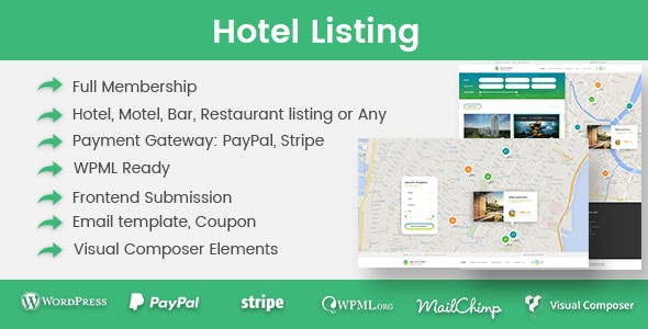 Hotel Listing v1.4.0 - WordPress酒店列表插件插图