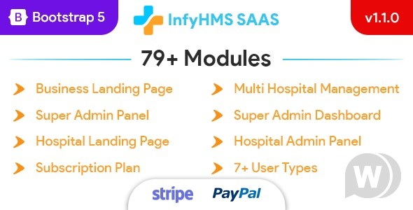 InfyHMS-Saas v5.8.0（已汉化） - Laravel 多医院管理系统插图