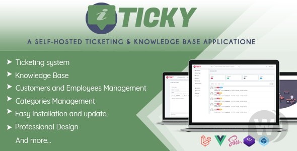 Ticky Helpdesk v1.7.0.9 - 票务系统和知识库插图
