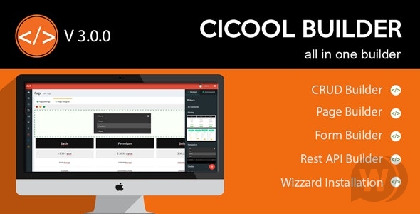Cicool v3.4.3 - 表单构建器、页面构建器、API插图