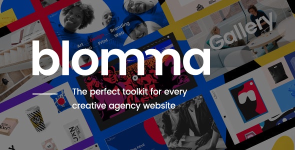 Blomma v1.5 - 创意代理组合 WordPress 主题插图