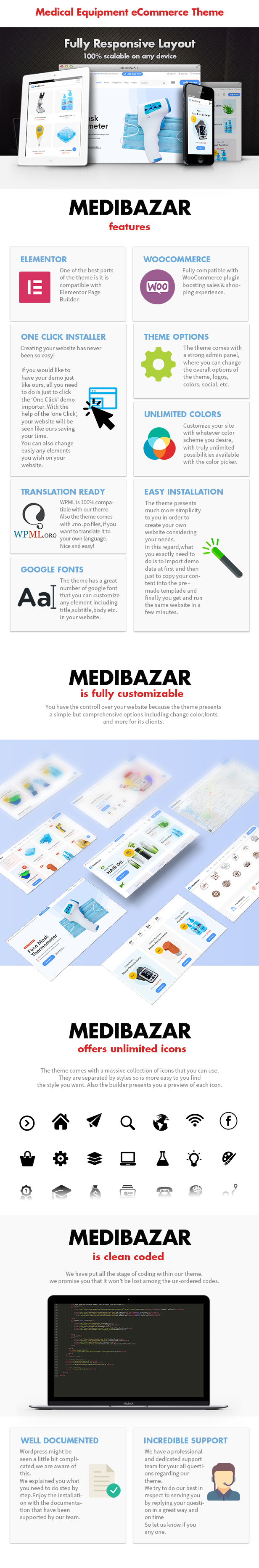 Medibazar v1.8.7 - WooCommerce 医疗主题插图(1)