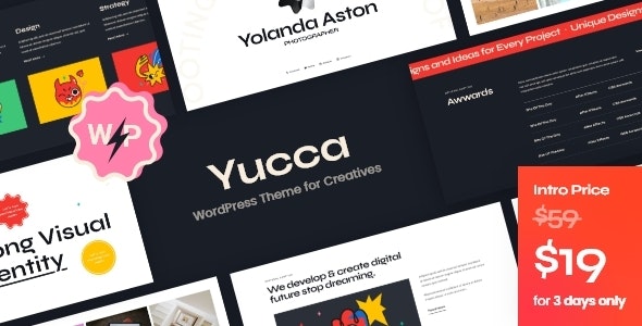 Yucca v1.14 - WordPress 创意主题插图