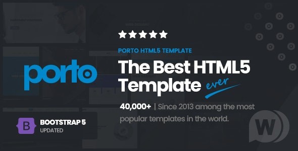Porto HTML v10.0.0 - 响应式 HTML5 模板插图