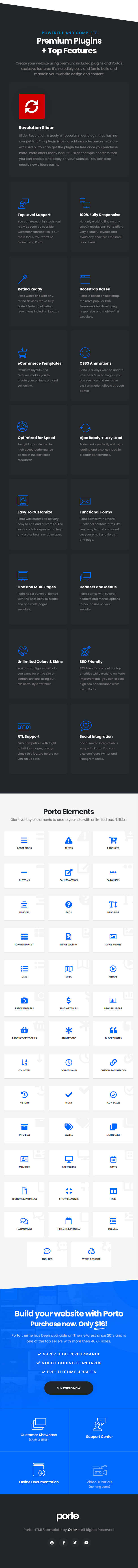 Porto HTML v10.0.0 - 响应式 HTML5 模板插图(4)