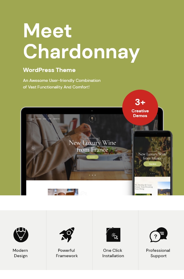 Chardonnay v1.10.0 - WordPress葡萄酒商店和葡萄园主题插图(1)