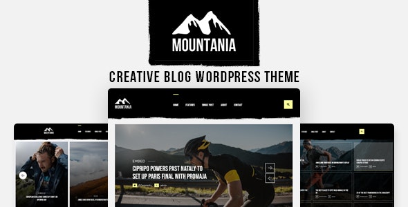 Mountania v1.0 - 创意博客 WordPress 主题插图