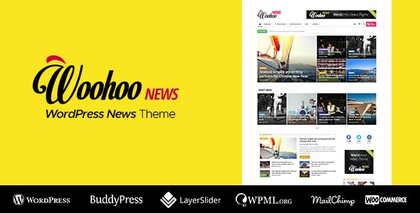 WOOHOO V2.5.4 - Wordpress 新闻和杂志多概念网站主题插图