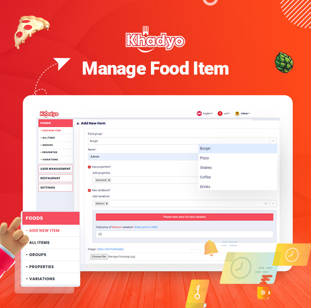 Khadyo Restaurant Software v3.5.0 - 带 POS 的在线食品订购网站插图(9)