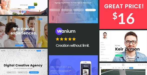 Wanium v1.8.2 – 优雅的多概念主题