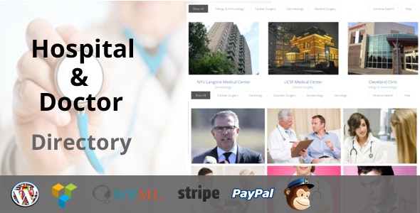 Hospital & Doctor Directory v1.3.7 – WordPress医院和医生目录插件