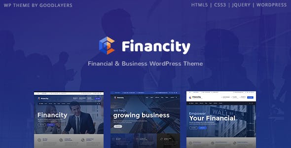 Financity v1.3.3 - WordPress商业/金融主题