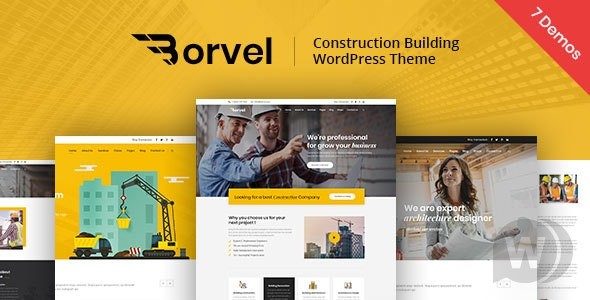 Borvel v2.0 - WordPress建筑公司主题