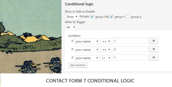Contact Form 7 Conditional Logic v2.8.2插图