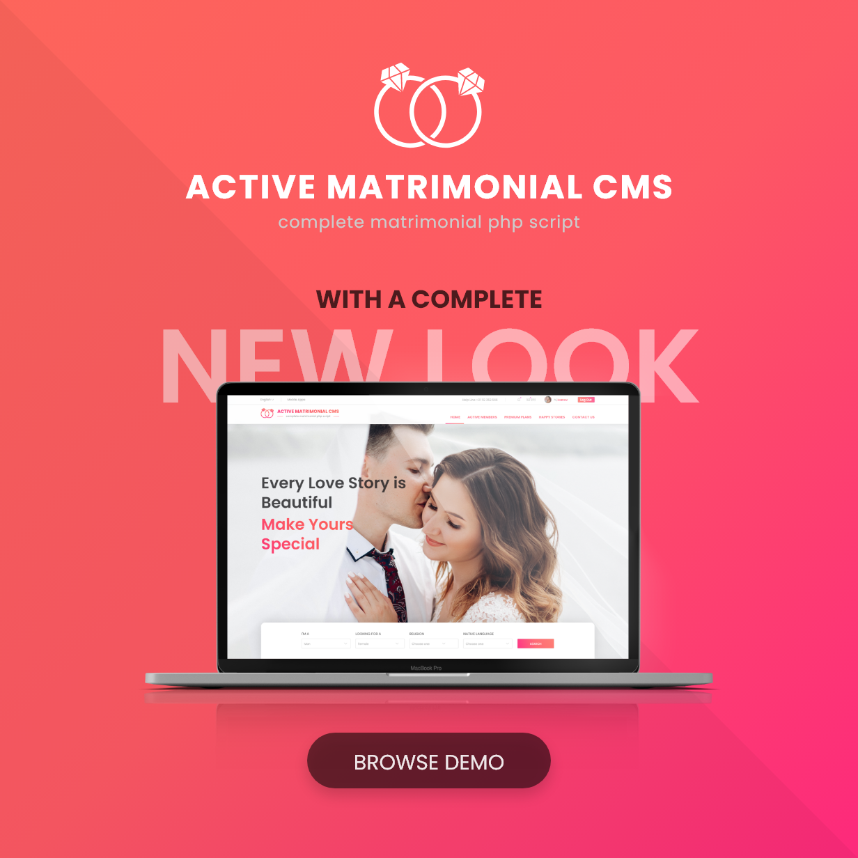 Active Matrimonial CMS v5.1（已汉化） - 交友网站 CMS源码插图(1)