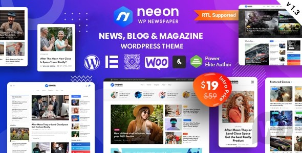 Neeon v3.0.5 -  WordPress新闻网站主题插图