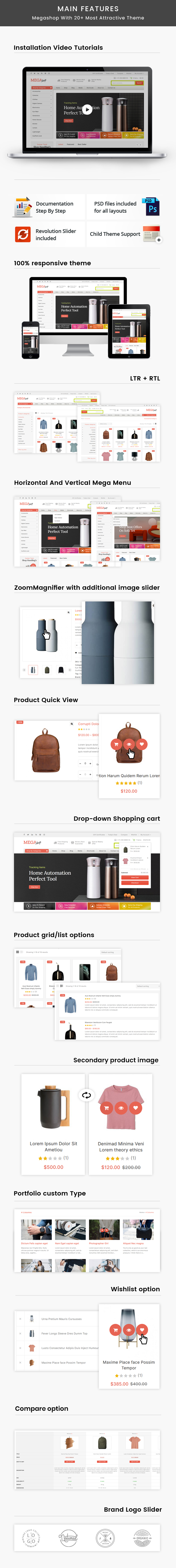 Mega Shop v2.0 - wordpress 电子商务主题插图(2)