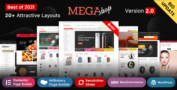 Mega Shop v2.0 - wordpress 电子商务主题插图(5)