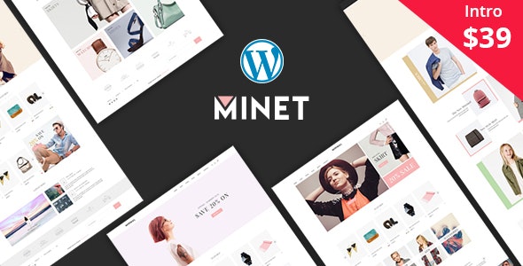 Minet v1.9 - 极简主义电子商务 WordPress 主题插图