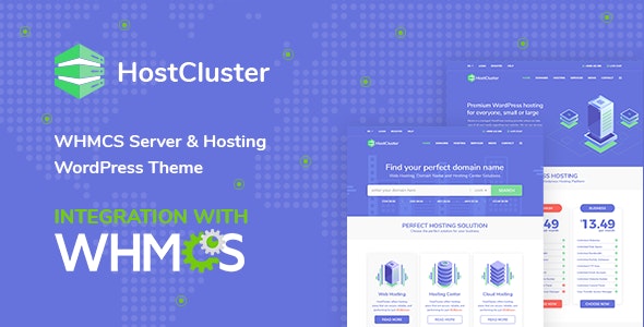 HostCluster v2.4 - WHMCS 服务器和托管 WordPress 主题 + RTL插图