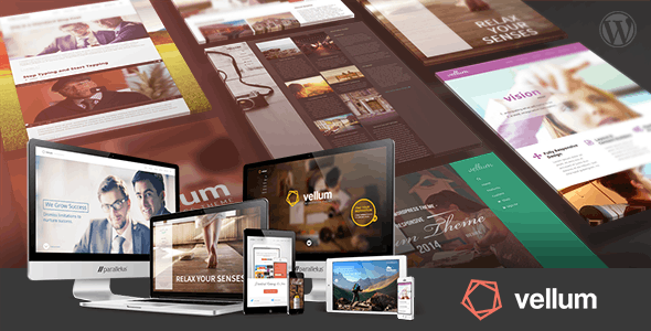 Vellum v1.7.55 - 响应式 WordPress 主题插图