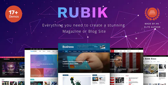 Rubik v2.8 – WordPress杂志网站主题插图
