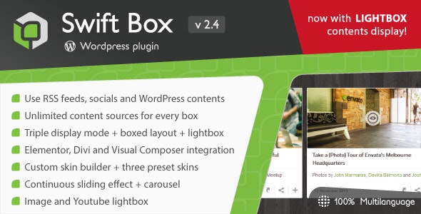 Swift Box v2.41（已汉化） - Wordpress 内容滑块和查看器