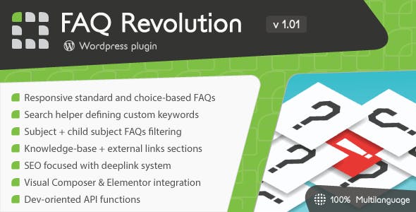 FAQ Revolution v1.1.2（已汉化） - WordPress常见问题解答插件