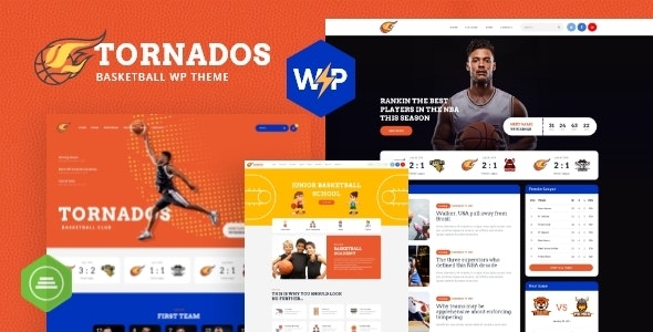 Tornados v1.1.4 -  WordPress NBA球队主题