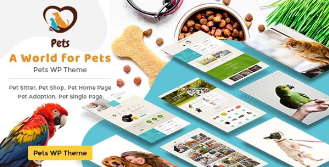 Pet World v2.3 - WordPress 狗护理和宠物店主题