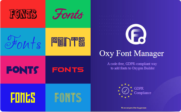 Oxy Font Manager v1.0 - Wordpress字体管理插件
